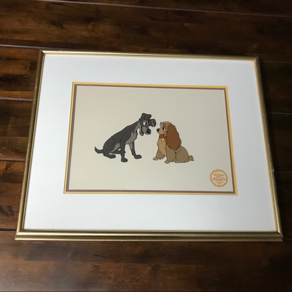LADY & THE TRAMP Disney Limited Edition Serigraph